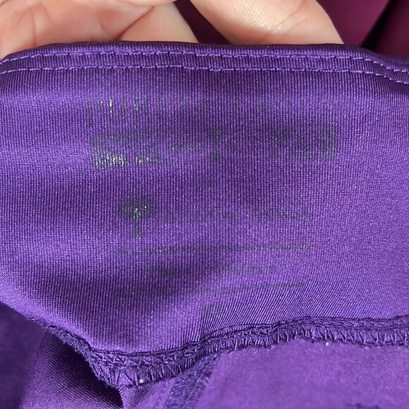 Healing Hands Scrubs Pants 5 Pocket Purple Label Cargo Tori Yoga Size XL Grape - Picture 8 of 11